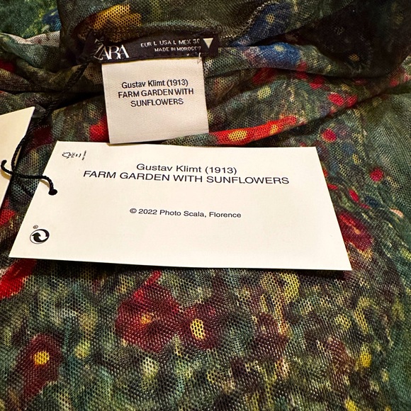 Zara Tops Zara Gustav Klimt Bodysuit Poshmark